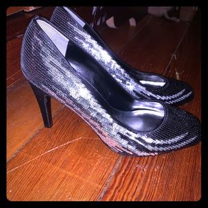 Sequined heels